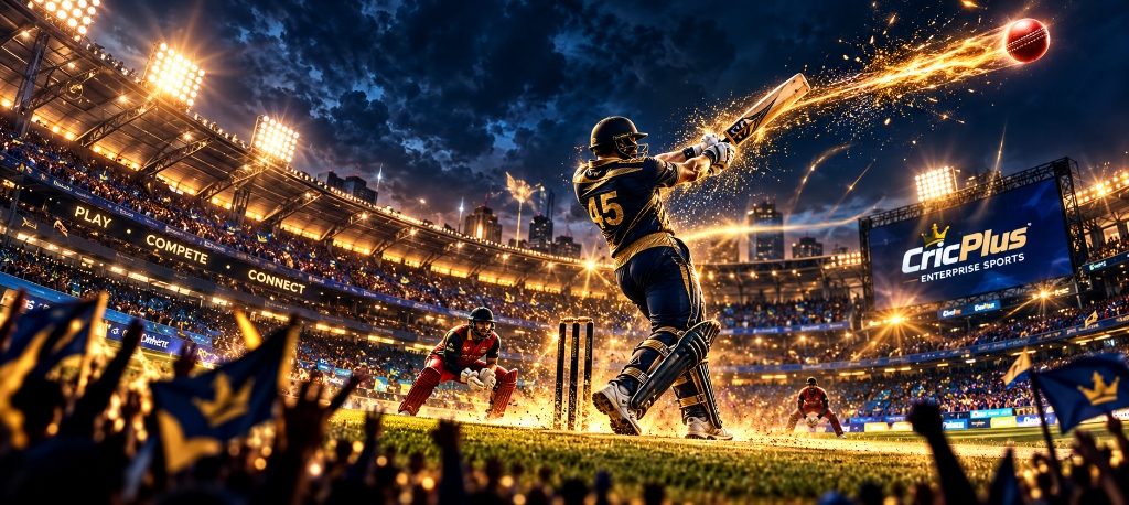 CricPlus24 4K Cricket Stadium Lights